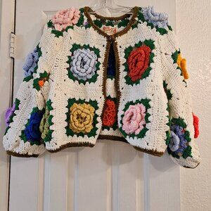 Honeybea Cropped Cardigan